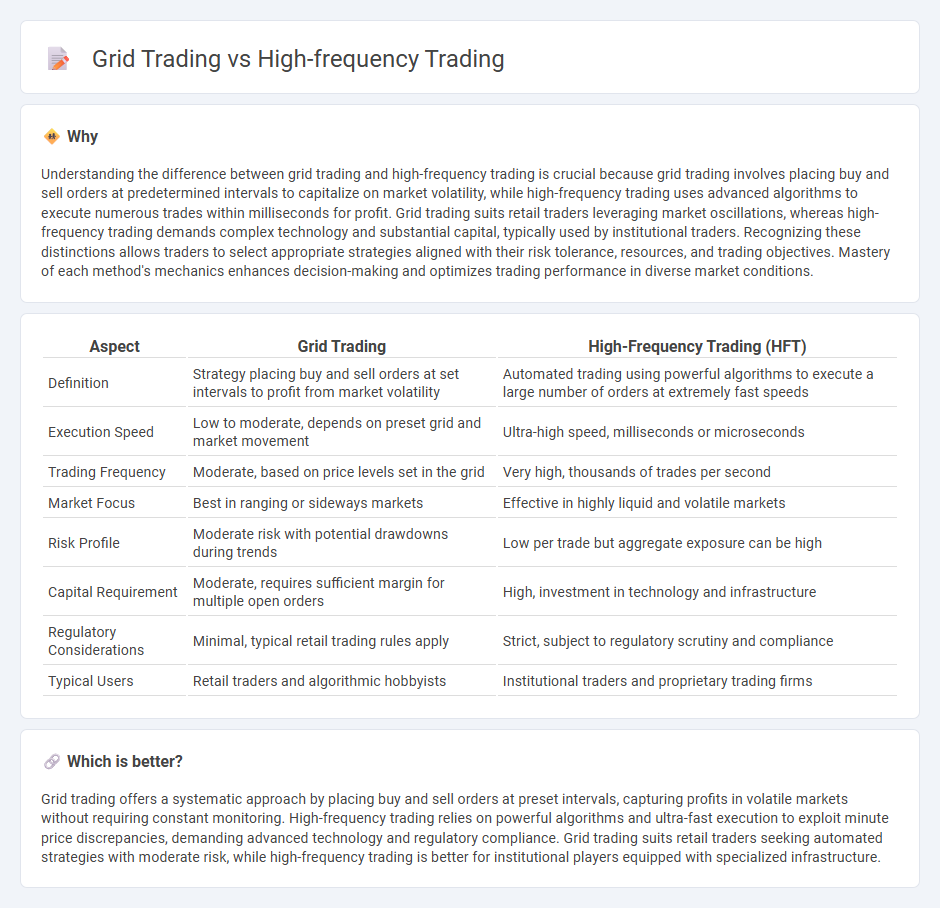Grid Trading vs High-Frequency Trading in Trading