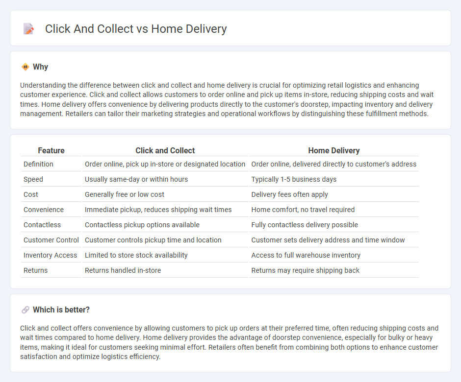Click And Collect vs Home Delivery in Retail