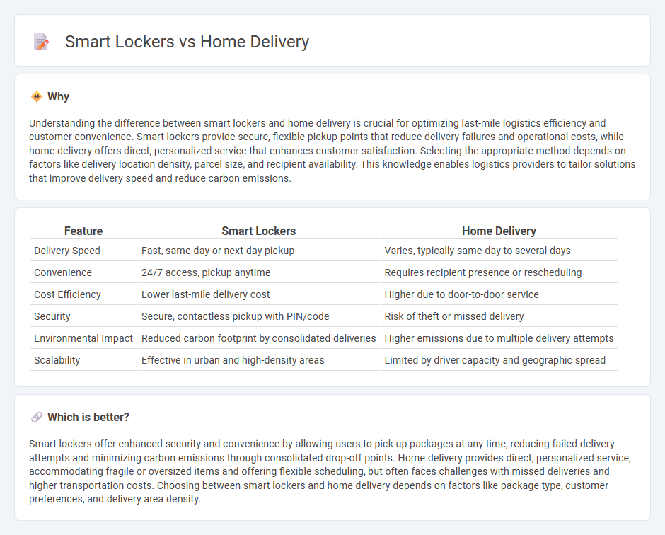Smart Lockers vs Home Delivery in Logistics