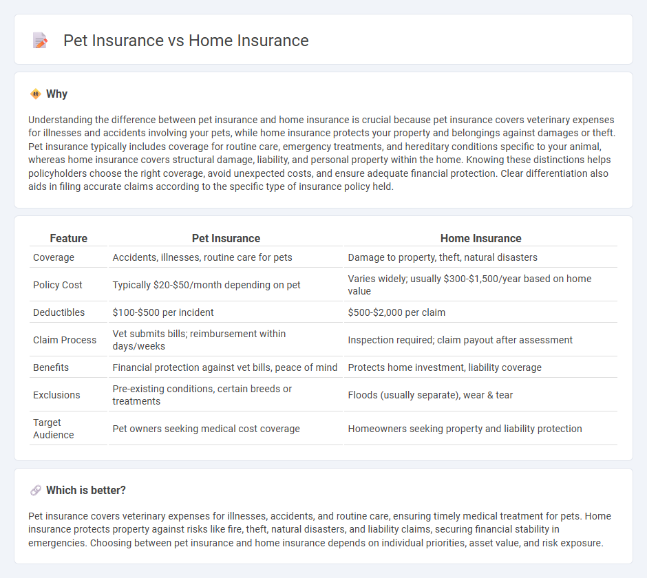 Pet Insurance vs Home Insurance in Insurance