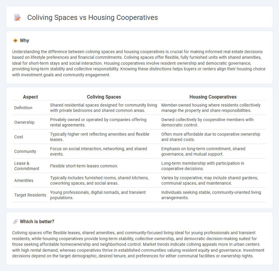 Coliving Spaces vs Housing Cooperatives in Real Estate