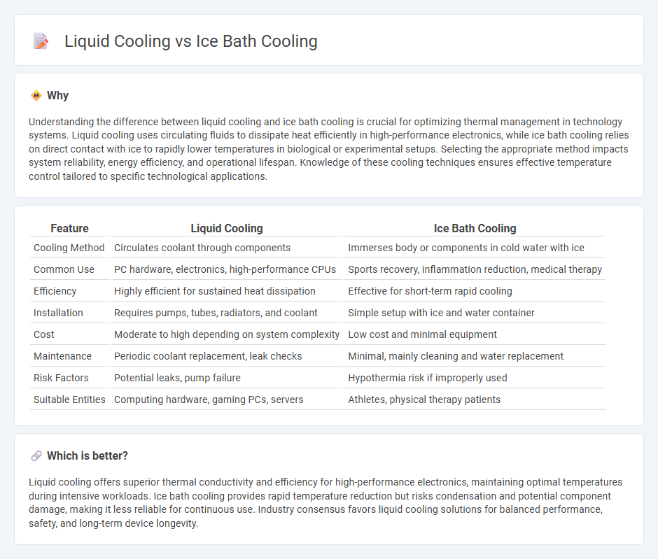 Liquid Cooling vs Ice Bath Cooling in Technology