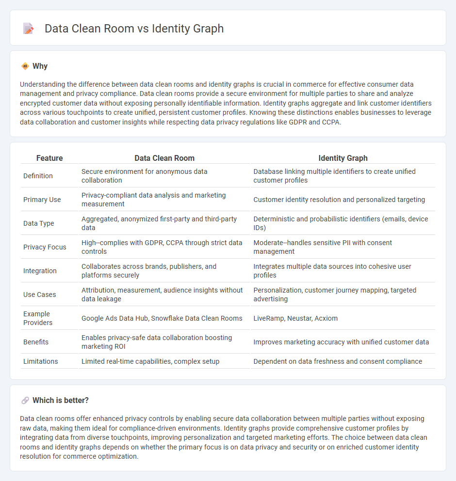Data Clean Room vs Identity Graph in Commerce