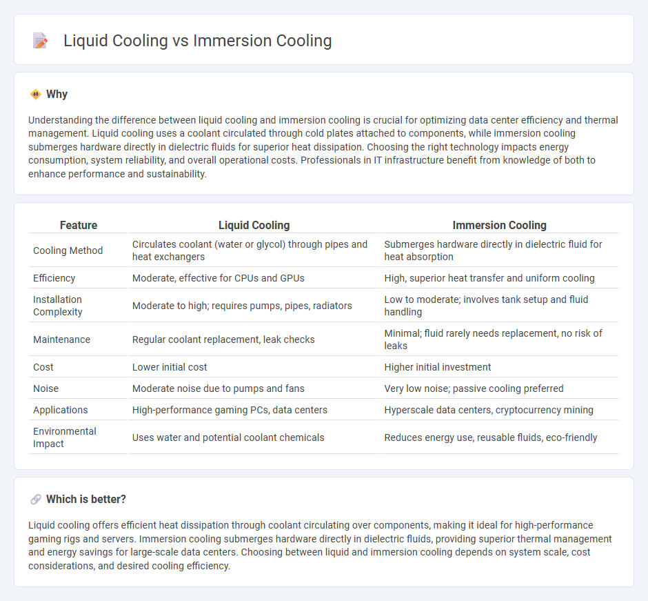Liquid Cooling vs Immersion Cooling in Technology