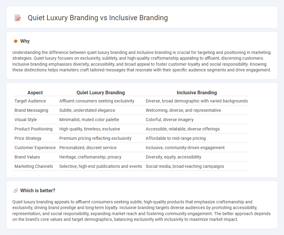 Quiet Luxury Branding vs Inclusive Branding in Marketing