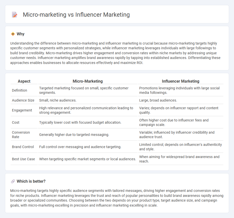 Micro-Marketing vs Influencer Marketing in Sales