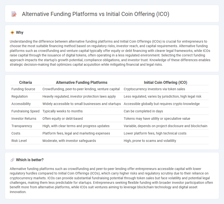 Alternative Funding Platforms vs Initial Coin Offering (Ico) in Entrepreneurship