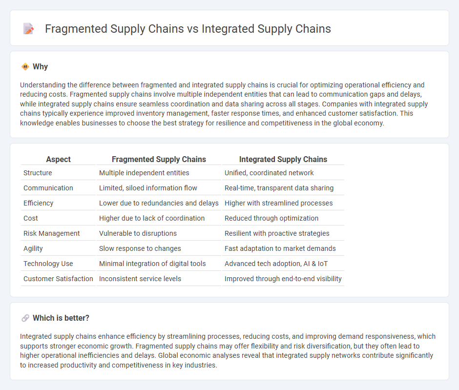 Fragmented Supply Chains vs Integrated Supply Chains in Economy