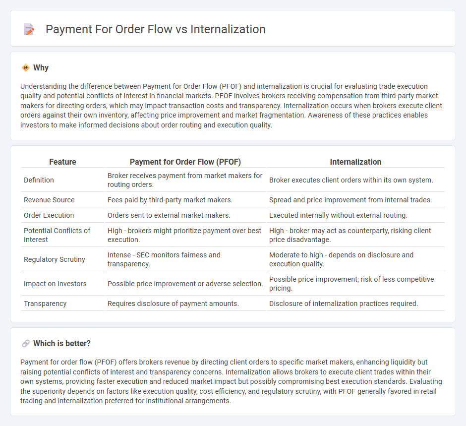 Payment For Order Flow vs Internalization in Finance