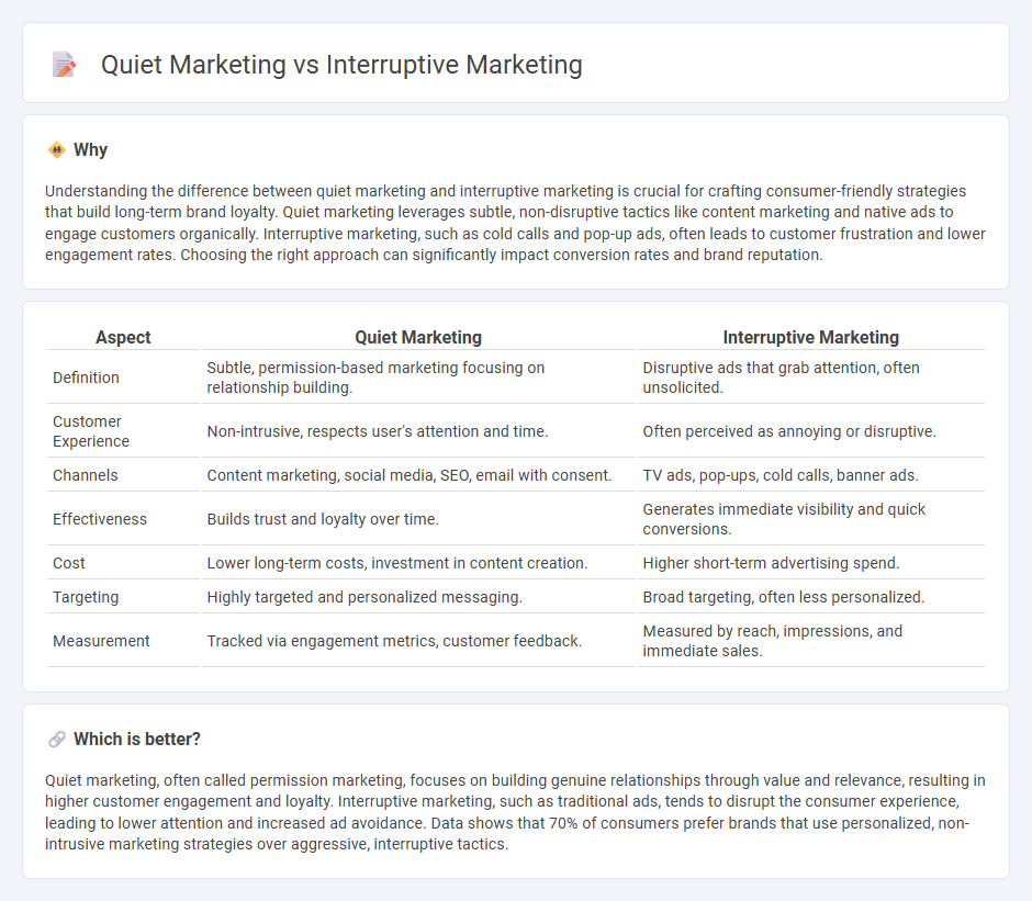 Quiet Marketing vs Interruptive Marketing in Marketing