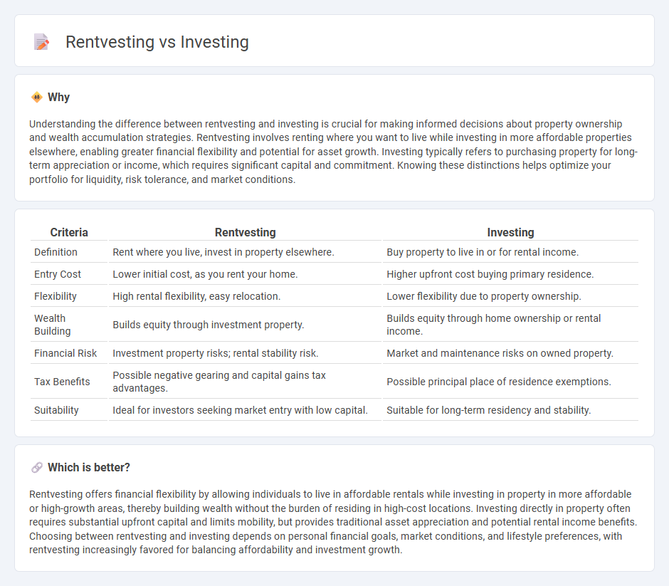 Rentvesting vs Investing in Economy