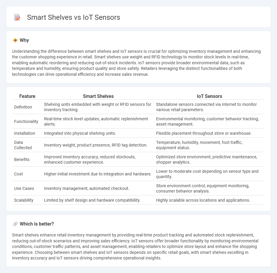 Smart Shelves vs Iot Sensors in Retail