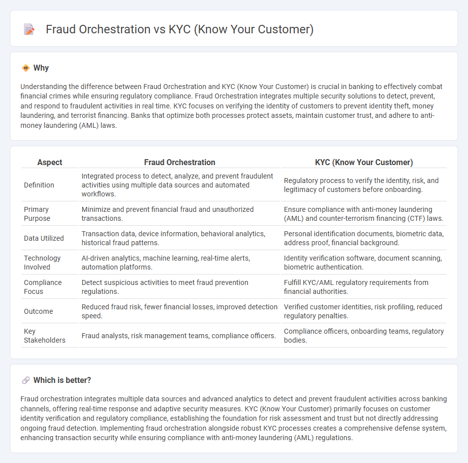 Fraud Orchestration vs Kyc (Know Your Customer) in Banking