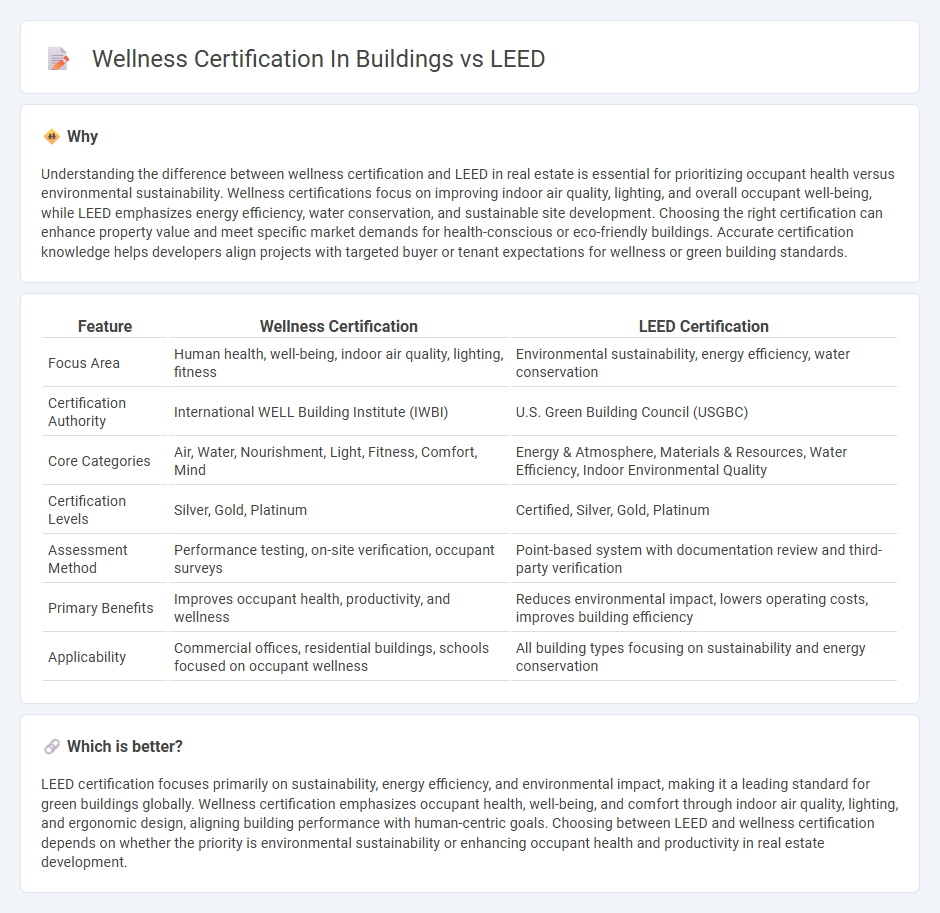 Wellness Certification In Buildings vs Leed in Real Estate