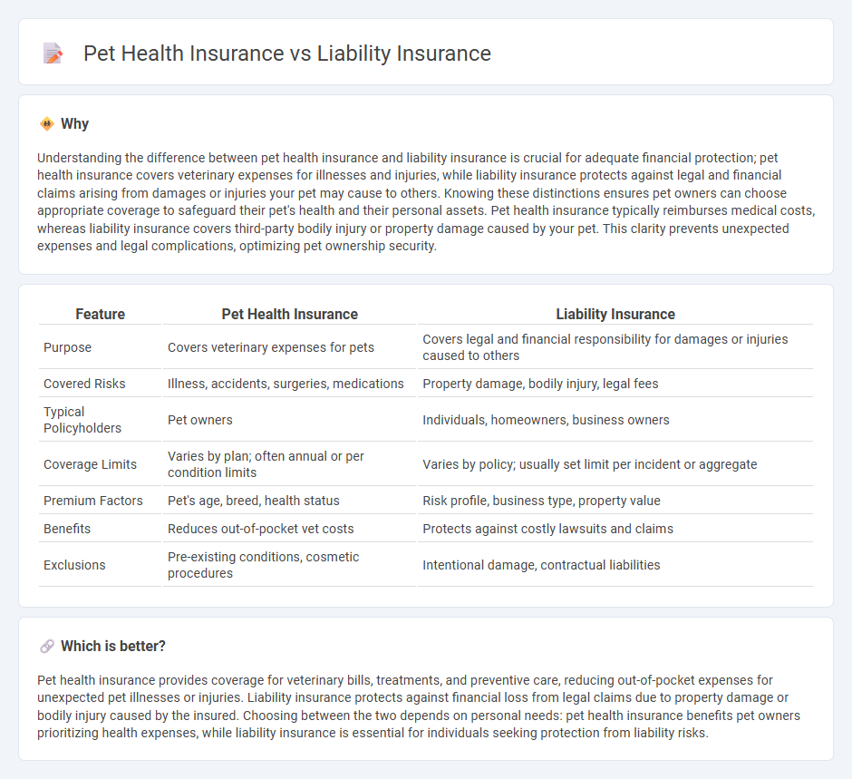 Pet Health Insurance vs Liability Insurance in Insurance