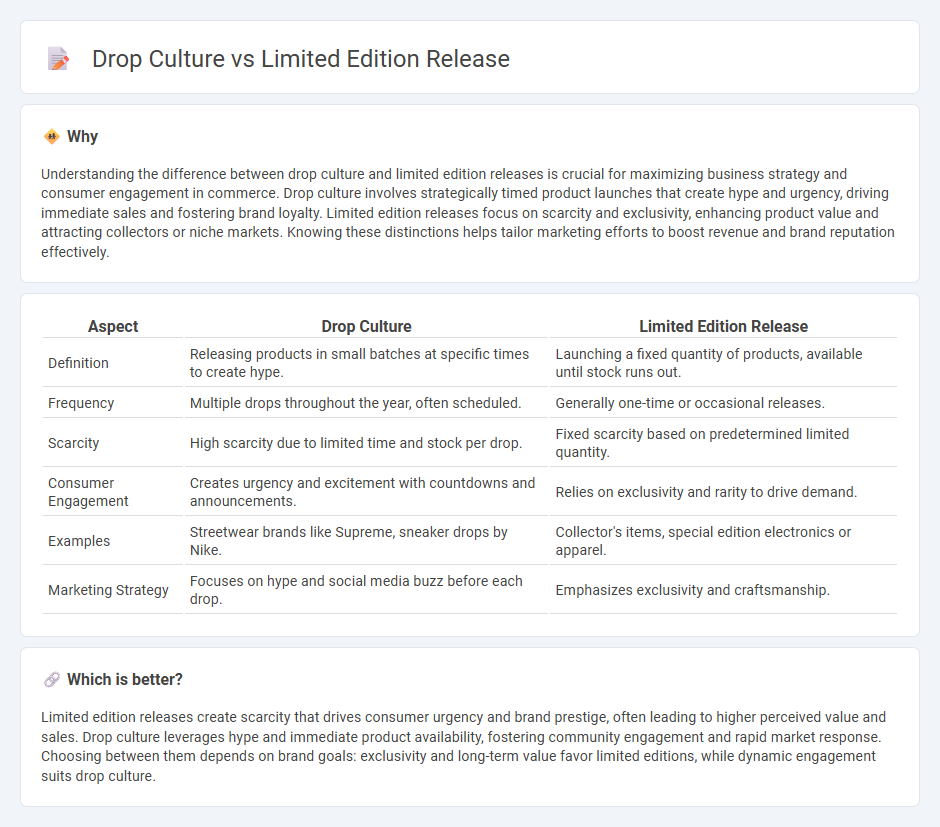 Drop Culture vs Limited Edition Release in Commerce