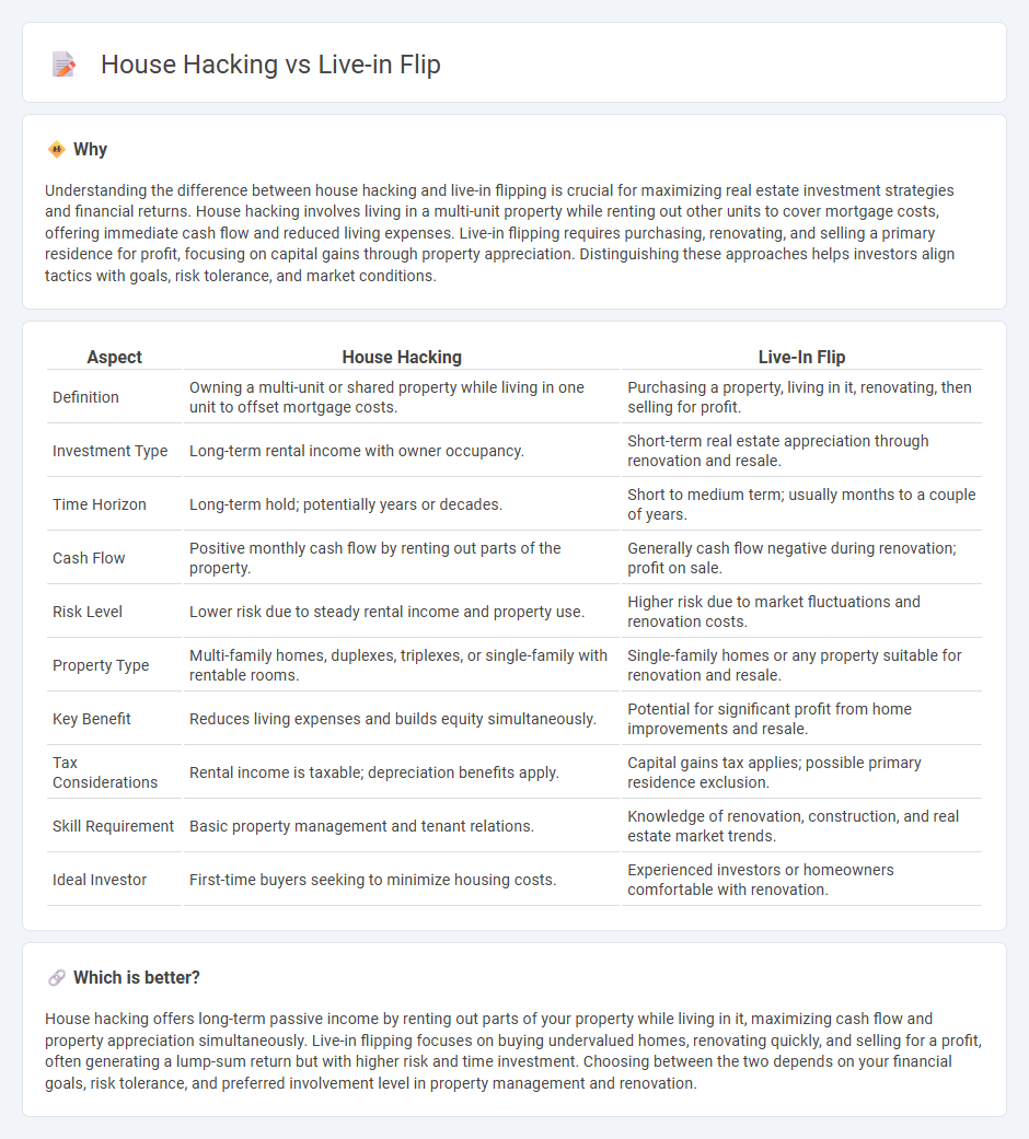 House Hacking vs Live-In Flip in Real Estate