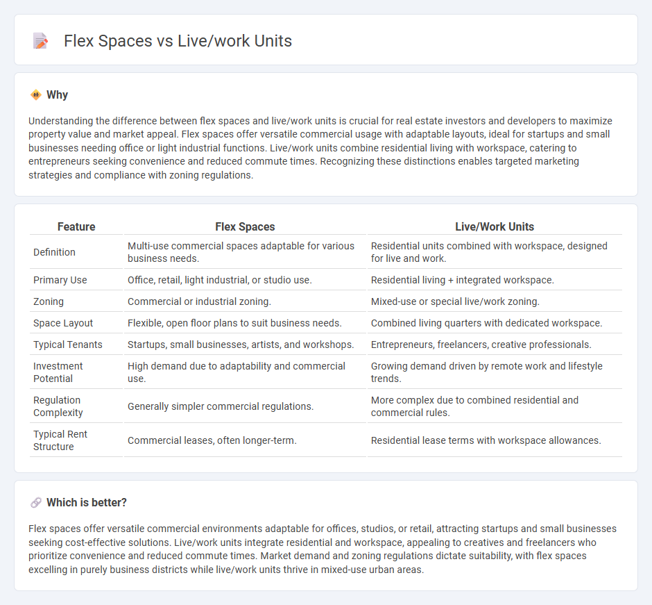 Flex Spaces vs Live/Work Units in Real Estate