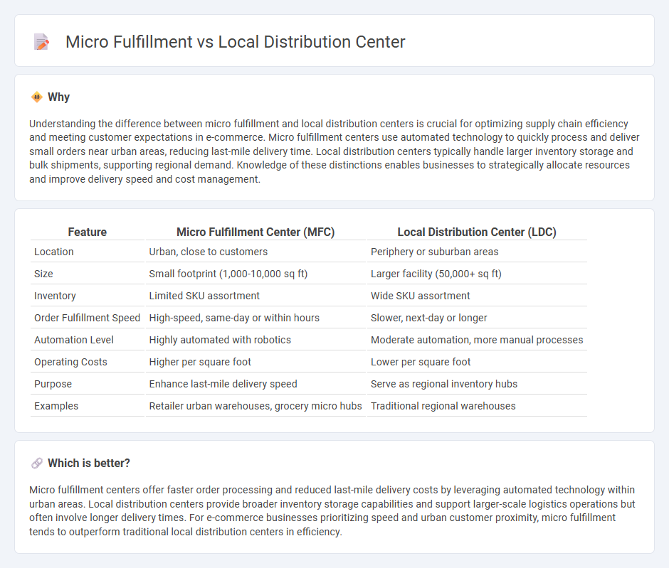 Micro Fulfillment vs Local Distribution Center in Commerce