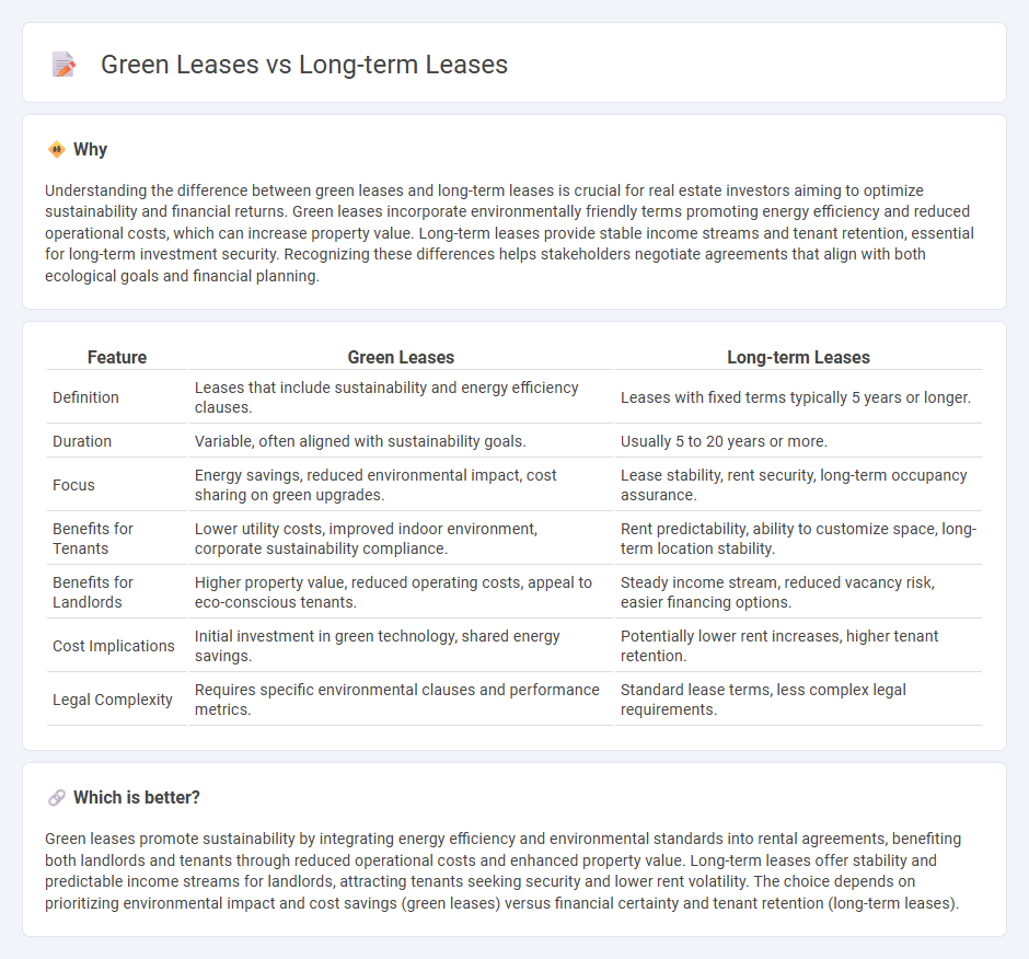 Green Leases vs Long-Term Leases in Real Estate