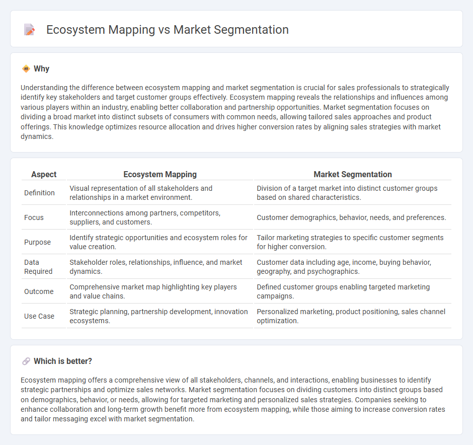 Ecosystem Mapping vs Market Segmentation in Sales
