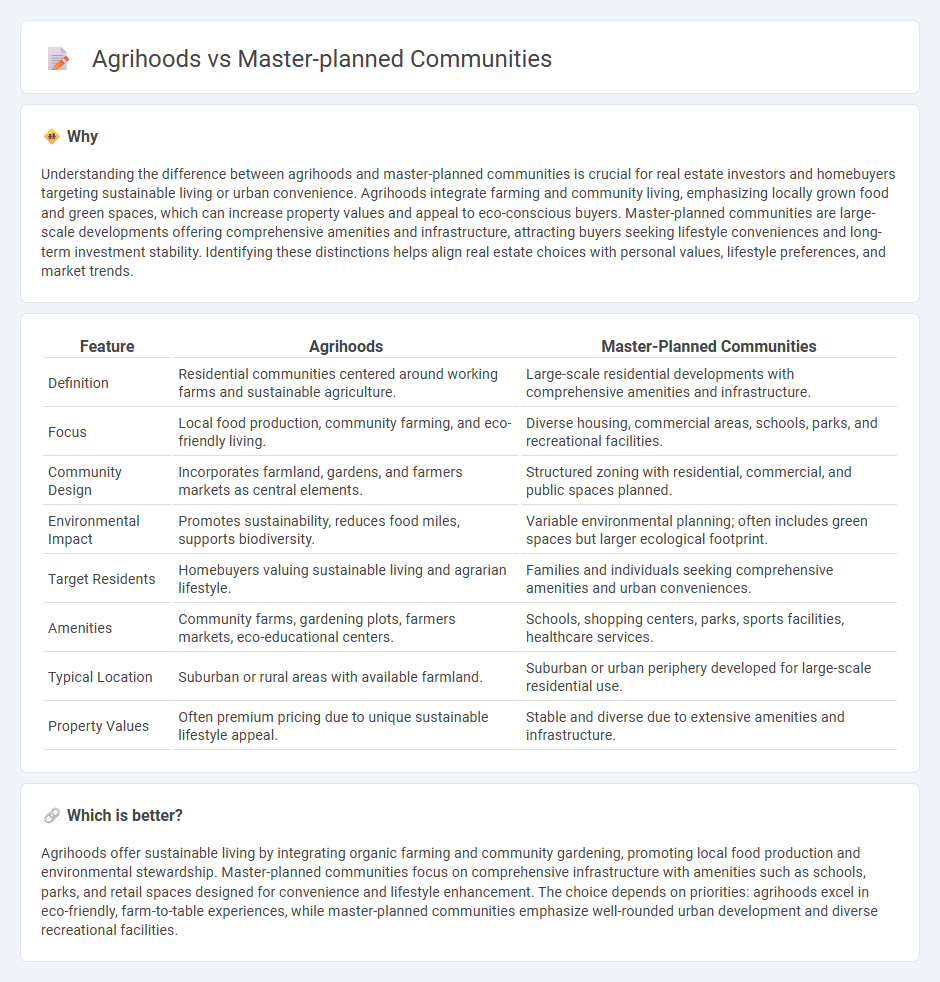 Agrihoods vs Master-Planned Communities in Real Estate