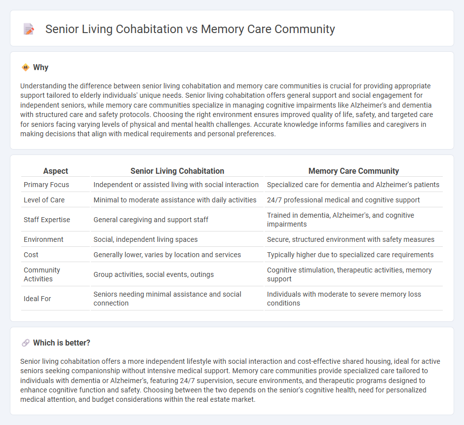 Senior Living Cohabitation vs Memory Care Community in Real Estate