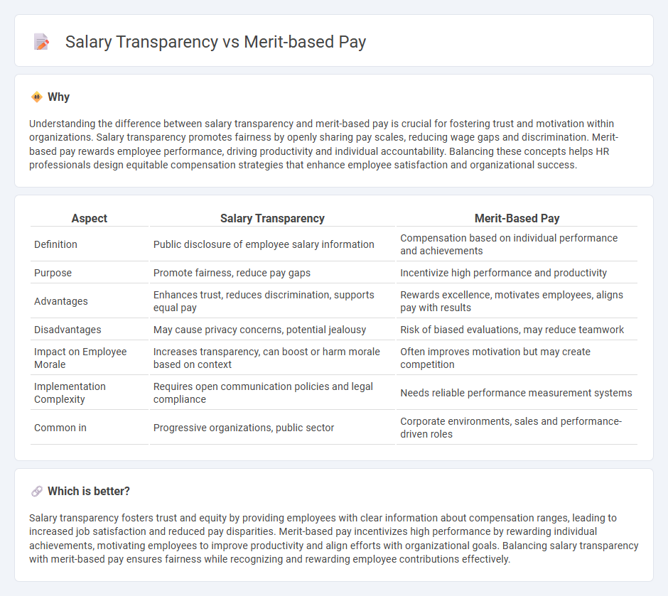 Salary Transparency vs Merit-Based Pay in Human Resources