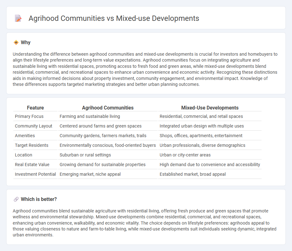 Agrihood Communities vs Mixed-Use Developments in Real Estate