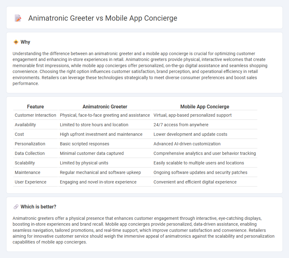Animatronic Greeter vs Mobile App Concierge in Retail