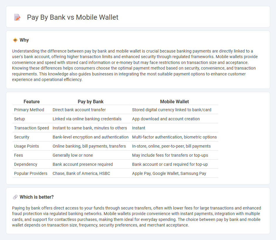 Pay By Bank vs Mobile Wallet in Banking