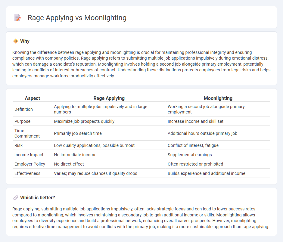 Rage Applying vs Moonlighting in Employment