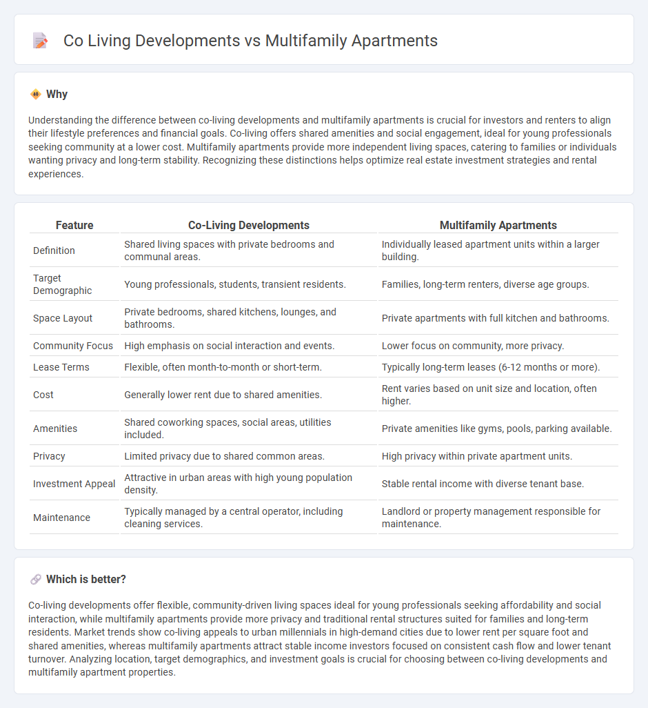 Co Living Developments vs Multifamily Apartments in Real Estate