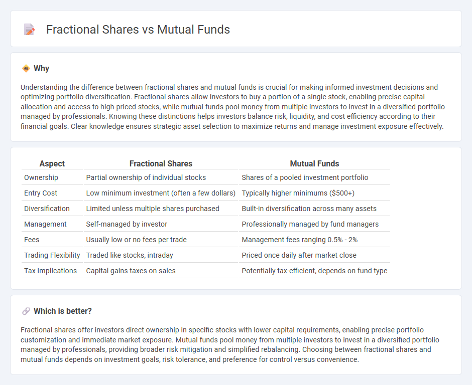 Fractional Shares vs Mutual Funds in Finance