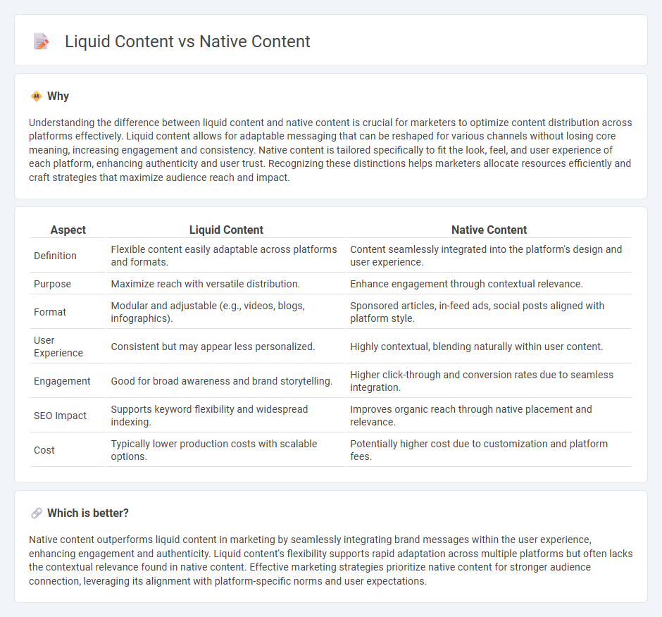 Liquid Content vs Native Content in Marketing