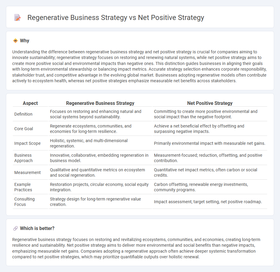 Regenerative Business Strategy vs Net Positive Strategy in Consulting