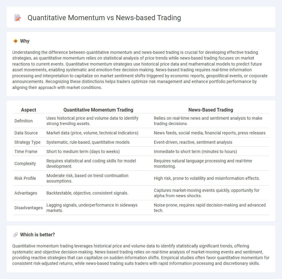 Quantitative Momentum vs News-Based Trading in Trading