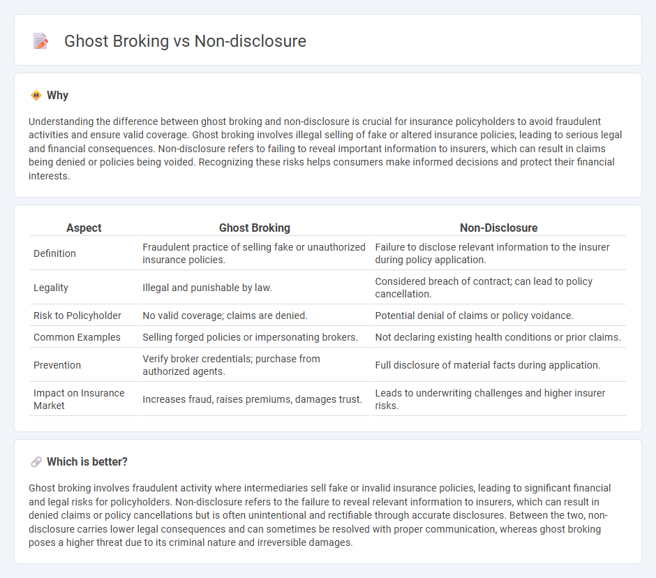 Ghost Broking vs Non-Disclosure in Insurance
