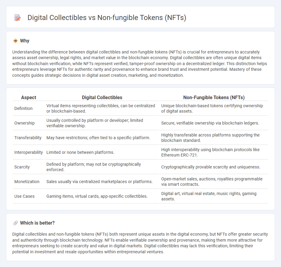 Digital Collectibles vs Non-Fungible Tokens (Nfts) in Entrepreneurship