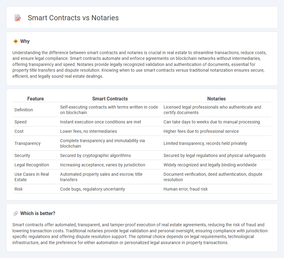 Smart Contracts vs Notaries in Real Estate
