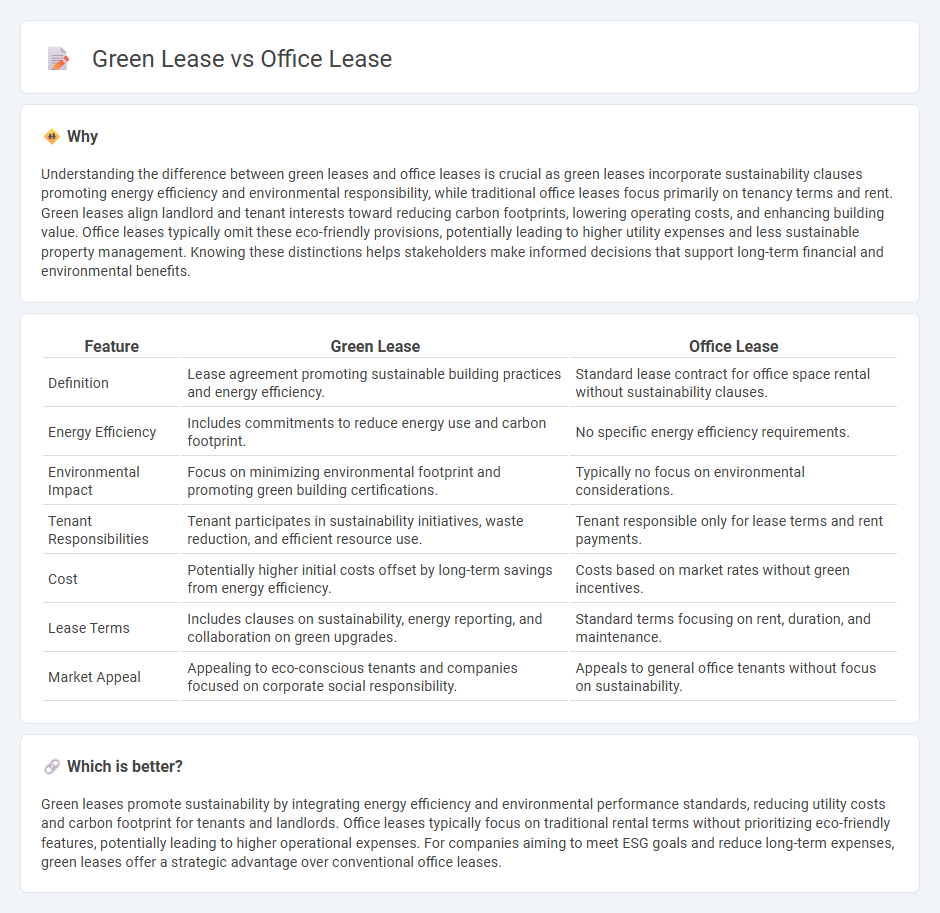 Green Lease vs Office Lease in Real Estate