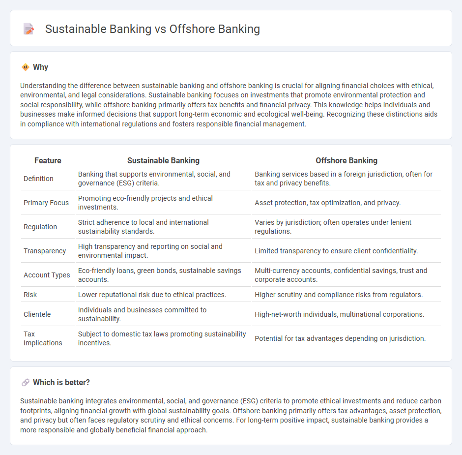 Sustainable Banking vs Offshore Banking in Banking