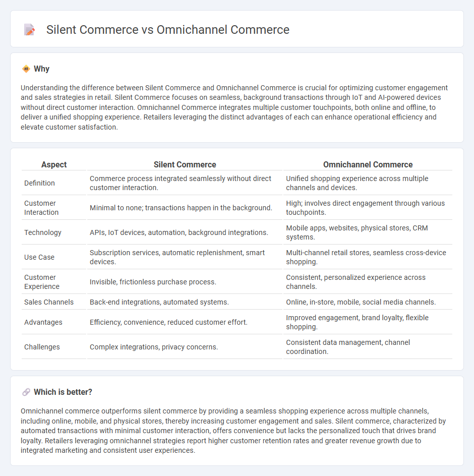 Silent Commerce vs Omnichannel Commerce in Retail