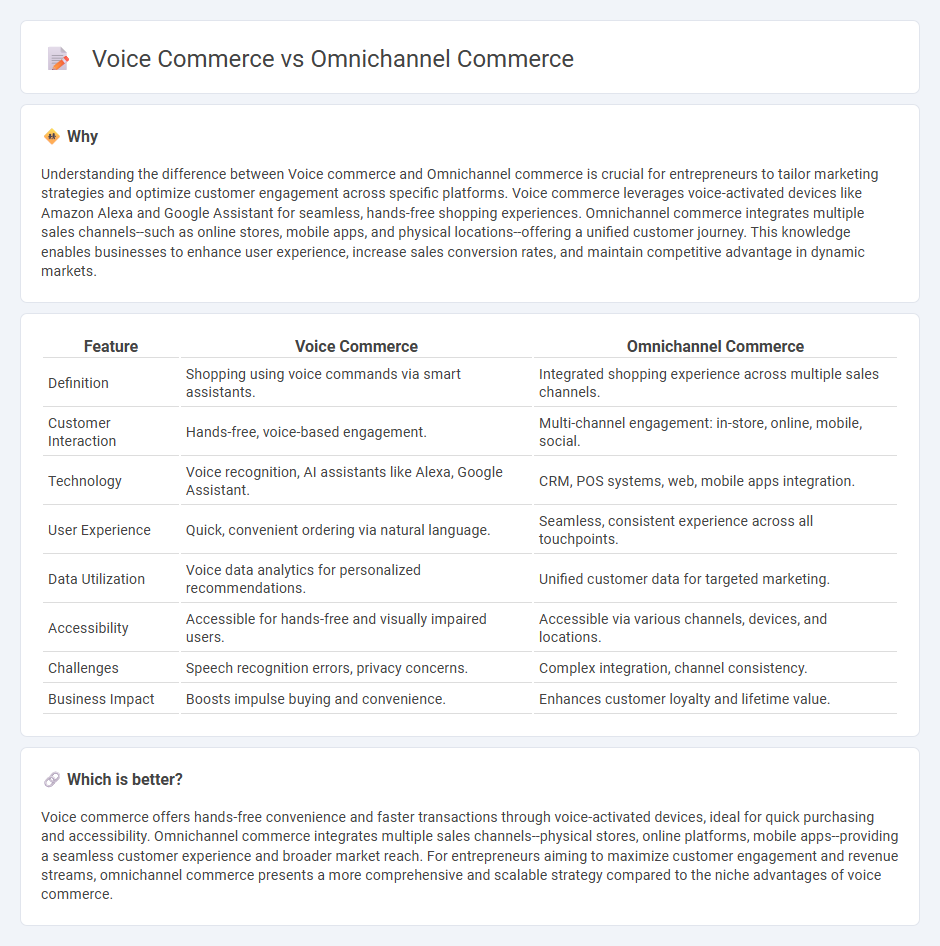 Voice Commerce vs Omnichannel Commerce in Entrepreneurship
