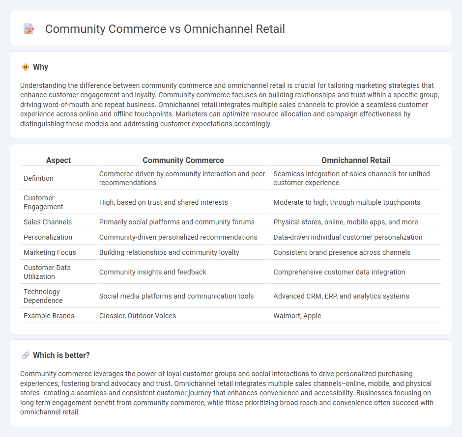Community Commerce vs Omnichannel Retail in Marketing