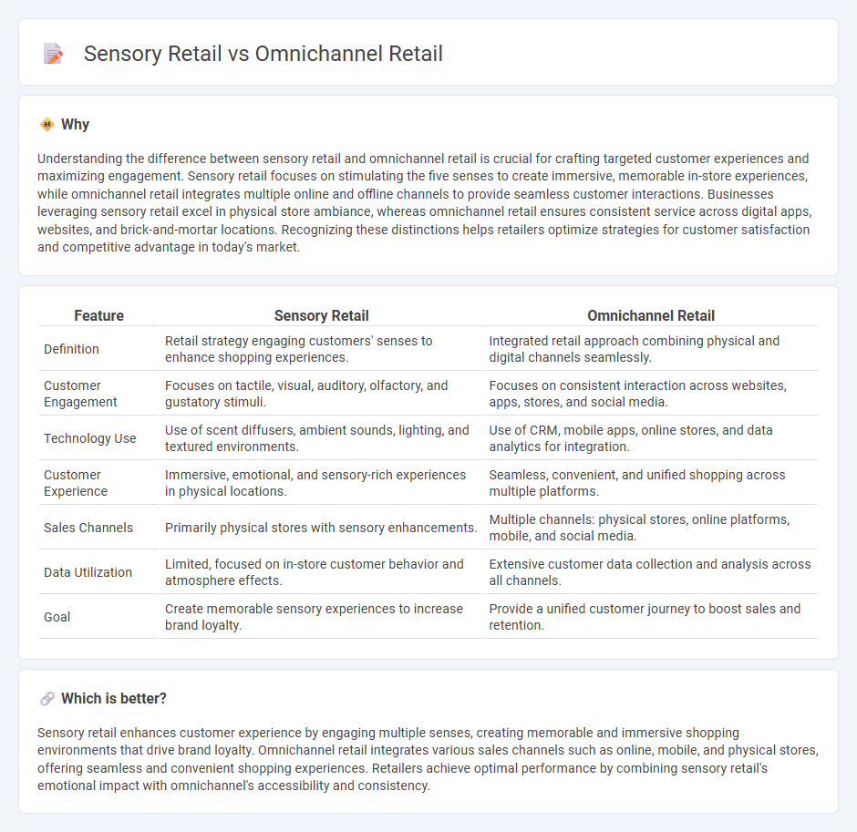 Sensory Retail vs Omnichannel Retail in Retail