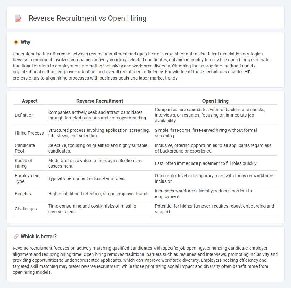 Reverse Recruitment vs Open Hiring in Employment