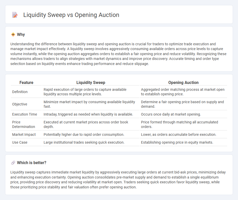 Liquidity Sweep vs Opening Auction in Trading