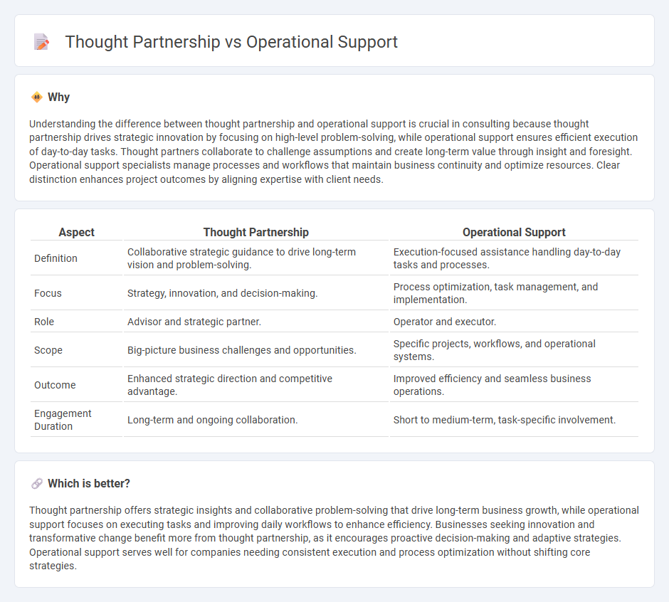 Thought Partnership vs Operational Support in Consulting