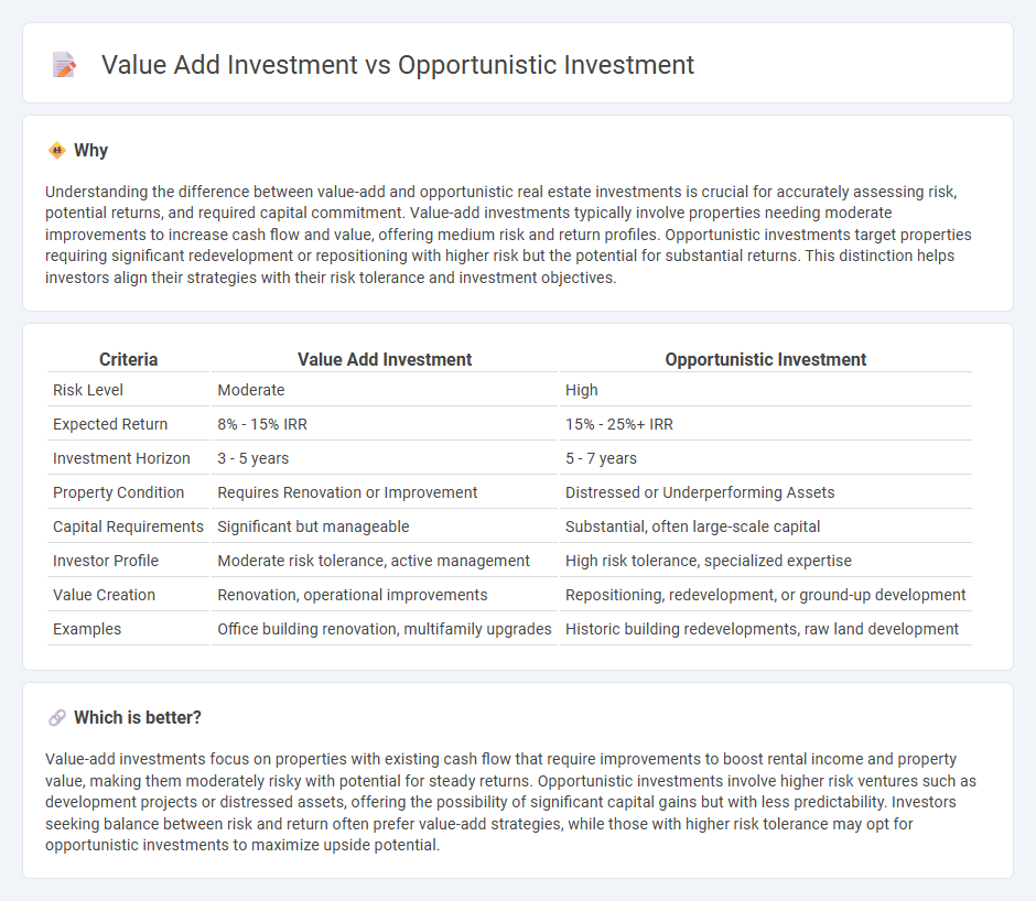 Value Add Investment vs Opportunistic Investment in Real Estate